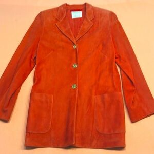 Roberta di Camerino Soft Suede Jacket. Size 44.